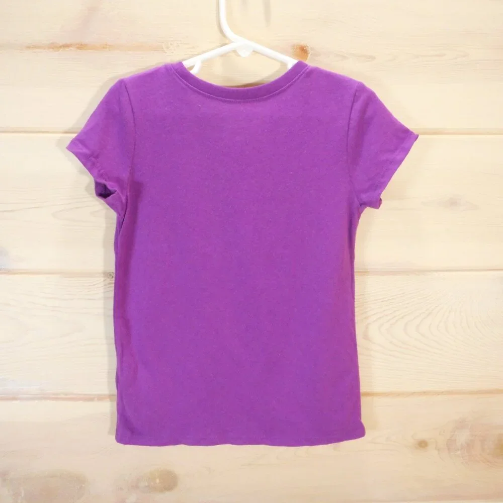 Childrens Place Toddler 5T Purple Hallo Queen T-Shirt Halloween Pumpkin Tee